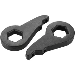 VEVOR 2 Inch Torsion Bar Keys for 2020-2024 Chevy/GMC 2500/3500HD, Front Leveling Lift Kit Heavy-Duty Steel Suspension Level Kit with 4 Bushings, Chassis Leveling Kit Compatible with Chevy and GMC