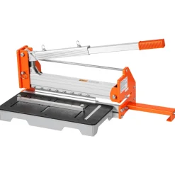 VEVOR 12 inch Vinyl Floor Cutter, 16mm Thick Laminate Flooring Cutter with Upgraded Labor-Saving Aluminum-Alloy Lever, Telescoping Support Plate, Cuts Engineered Wood, LVT, VCT, SPC, LVP, WPC
