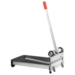 VEVOR 13 inch Vinyl Floor Cutter, 16mm Thick Laminate Flooring Cutter with 15°/30°/45° Adjustable Angle Settings, Flexible Wheels, Telescoping Handle, Cuts Engineered Wood, LVT, VCT, SPC, LVP, WPC