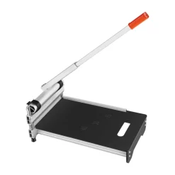 VEVOR 13 inch Vinyl Floor Cutter, 16mm Thick Laminate Flooring Cutter with 15°/30°/45° Adjustable Angle Settings, Flexible Wheels, Telescoping Handle, Cuts Engineered Wood, LVT, VCT, SPC, LVP, WPC