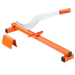 VEVOR 12 inch Vinyl Floor Cutter, 10mm Thick Laminate Flooring Cutter with Cutting Angle Guide, Rubber Handle, Honing Stone, D2 Steel Blade for Cutting Laminate, Vinyl, Home Renovation