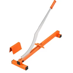 VEVOR 12 inch Vinyl Floor Cutter, 10mm Thick Laminate Flooring Cutter with Cutting Angle Guide, Rubber Handle, Honing Stone, D2 Steel Blade for Cutting Laminate, Vinyl, Home Renovation
