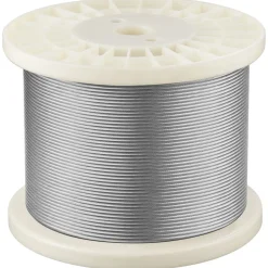 VEVOR 1/8 Inch Wire Rope, 500 ft Length, 316 Stainless Steel Wire Cable with Cutter, 1760 lbs Breaking Strength, 1 x 19 Strands Construction, Steel Cable for Deck Railing System, Garden Trellis