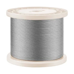 VEVOR 1/8 Inch Wire Rope, 1000 ft Length, 316 Stainless Steel Wire Cable with Cutter, 1760 lbs Breaking Strength, 1 x 19 Strands Construction, Steel Cable for Deck Railing System, Garden Trellis