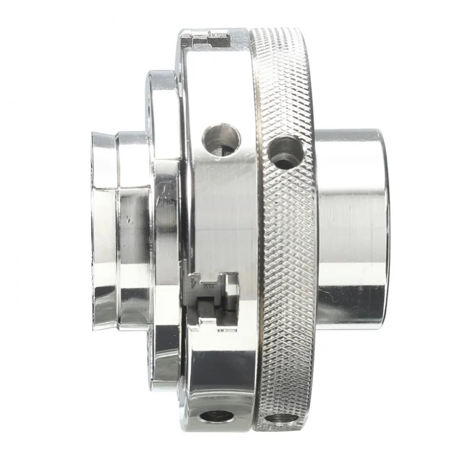 VEVOR 4 Inch Wood Lathe Chuck, 4-Jaw, Self-Centering Wood Turning Chuck Set with 1" x 8TPI Thread & Adapter, 4 PCS Round/Step/Pin Jaws, Case, Nickel-Plated, High-Hardness Steel, for Woodworking Lathe