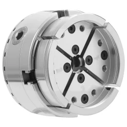 VEVOR 4 Inch Wood Lathe Chuck, 4-Jaw, Bevel-Gear Self-Centering Wood Turning Chuck Set with 1