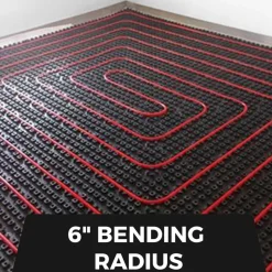 VEVOR 5/8 Inch x 500Ft PEX Tubing Oxygen Barrier O2 EVOH Pex-B Red Radiant Floor Heat Durable Plumbing Flexible for Residential Commercial Radiant Floor Heating Pex Pipe