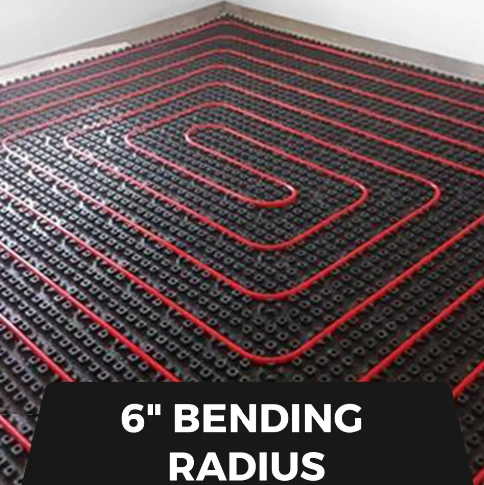 VEVOR 5/8 Inch x 500Ft PEX Tubing Oxygen Barrier O2 EVOH Pex-B Red Radiant Floor Heat Durable Plumbing Flexible for Residential Commercial Radiant Floor Heating Pex Pipe