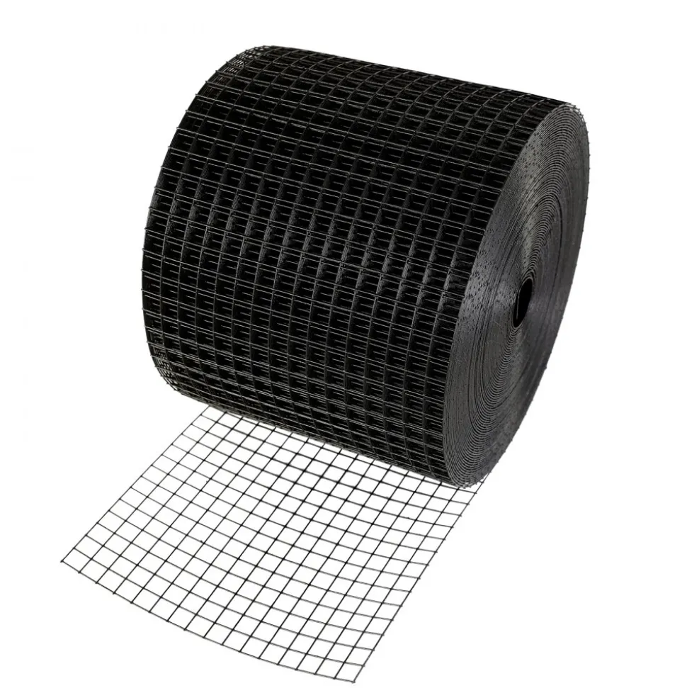 VEVOR 6 inch x 100ft Solar Panel Bird Guard, Critter Guard Roll Kit with 60pcs Aluminum Alloy Fasteners, Solar Panel Guard with Rust-proof PVC Coating, 1/2 inch Wire Roll Mesh