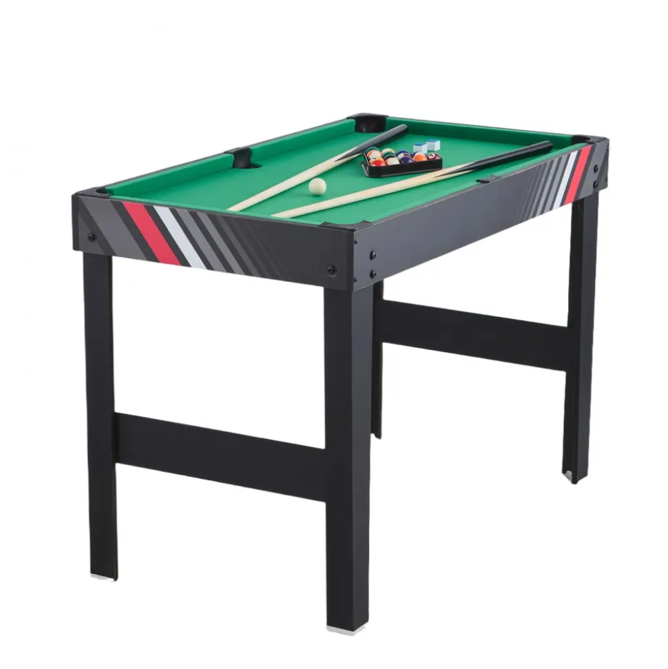 VEVOR 4-in-1 Combo Game Table Set, 48" Air Hockey Table, Multi Combination Table with Air Hockey, Pool Billiard, Foosball, Ping Pong, Pushers & Pucks, Sports Arcade Table for Family Game Room Office