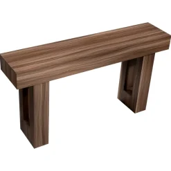 VEVOR 63 in Console Table, Farmhouse Desk Behind the Couch, Wooden Rectangle Entrance Desk, Narrow Long Sofa Table Accent Stand for Hallway, Bedroom, Living Room, Foyer, Easy Assembly, Brown