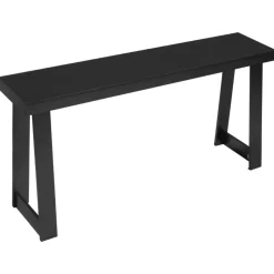 VEVOR 56 in Console Table, Modern Desk Behind the Couch, Wooden Rectangle Entrance Desk, Narrow Long Sofa Table Accent Stand, Ideal for Hallway, Bedroom, Living Room, Foyer, Easy Assembly, Black