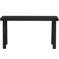 VEVOR 56 in Console Table, Modern Desk Behind the Couch, Wooden Rectangle Entrance Desk, Narrow Long Sofa Table Accent Stand, Ideal for Hallway, Bedroom, Living Room, Foyer, Easy Assembly, Black