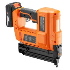 VEVOR 2-in-1 Cordless Brad Nailer, 18 Gauge, 20V Battery Powered Nail Gun and Staple Gun, with 500 pcs Nails, 500 pcs Staples, 2.0 Ah Li-ion Battery and Charger, for Home Improvement, Woodworking