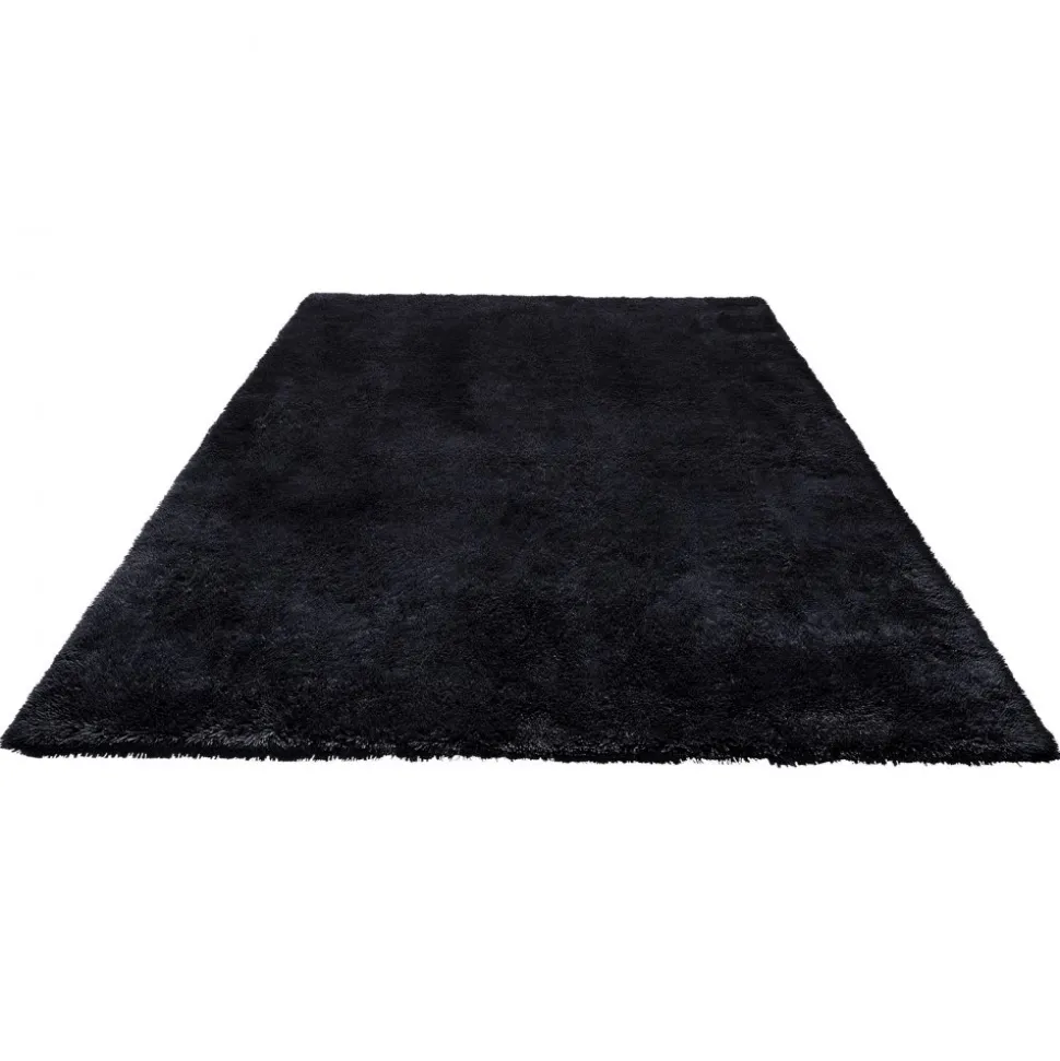 VEVOR Indoor Plush Area Rugs, 8 x 10 ft Soft Plush Carpet, Furry Shag Area Rugs for Living Room, Bedroom, Sunroom, Modern Home Decor Aesthetic, Non-Shedding, Non-Woven, Slip-Resistant, Black