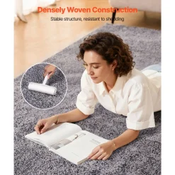 VEVOR Indoor Plush Area Rugs, 5 x 8 ft Soft Plush Carpet, Furry Shag Area Rugs for Living Room, Bedroom, Sunroom, Modern Home Decor Aesthetic, Non-Shedding, Non-Woven, Slip-Resistant, Dark Gray