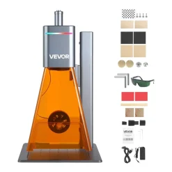 VEVOR 2-in-1 Dual Laser Engraver, 10,000 mm/s High Speed, Portable 20W Blue and 2W IR Laser Engraving Machine, 6.3 x 5.5 in Engraving Area, Manual & Auto Focus, DIY Engraver Tool, for Wood Acrylic