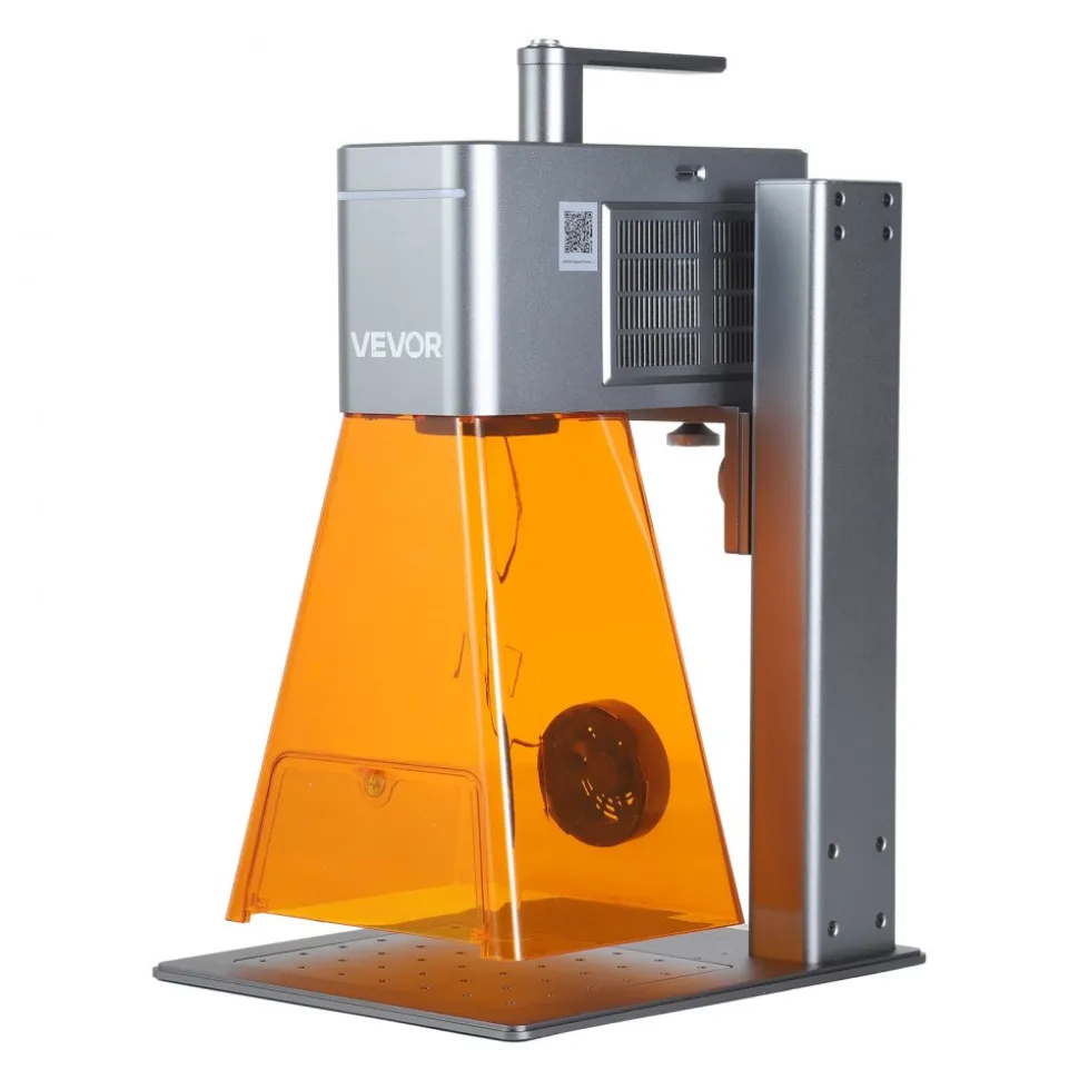 VEVOR 2-in-1 Dual Laser Engraver, 10,000 mm/s High Speed, Portable 20W Blue and 2W IR Laser Engraving Machine, 6.3 x 5.5 in Engraving Area, Manual & Auto Focus, DIY Engraver Tool, for Wood Acrylic