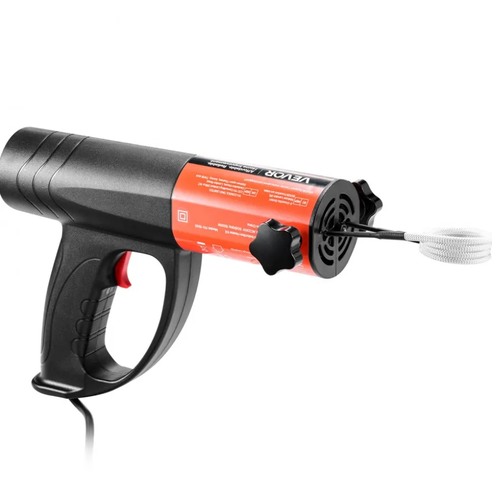 VEVOR Induction Heater Bolt Removal, 1500W 110V Magnetic Induction Heater Kit, Handheld Nut Buster Tool for Rusty Screw Removing, Car Garage Repairing Tools with 8 Coil and Box