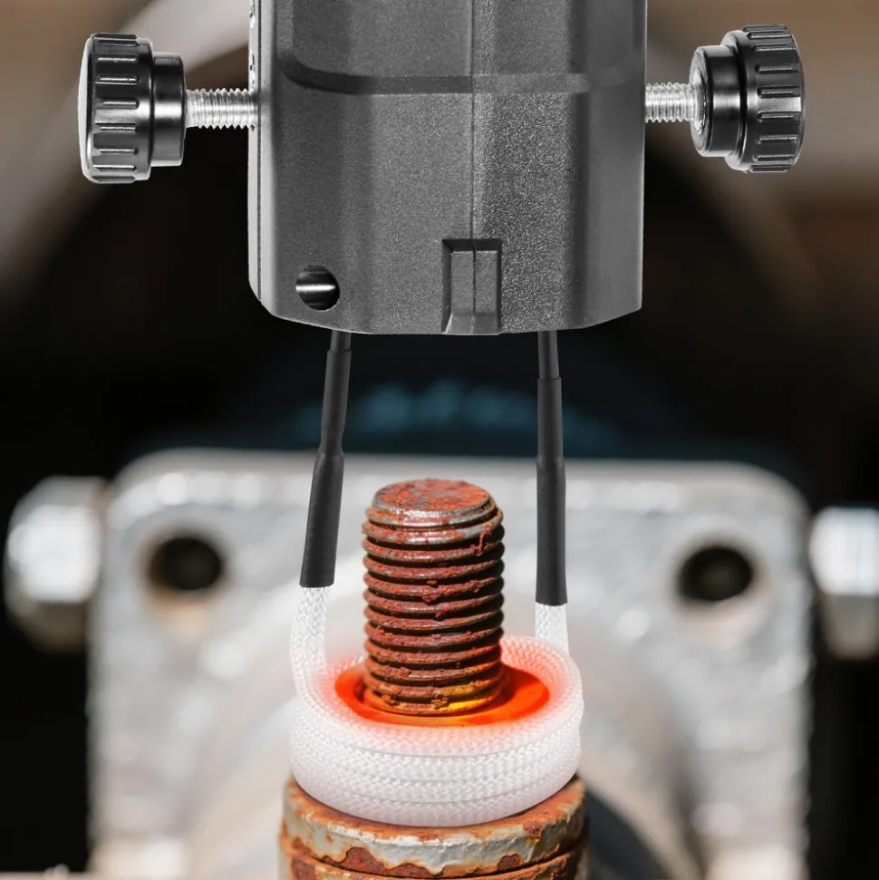 VEVOR Induction Heater Bolt Removal, 1100W 110V Magnetic Induction Heater Kit, Handheld Nut Buster Tool for Rusty Screw Removing, Car Garage Repairing Tools with 3 Coil