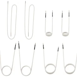 VEVOR Induction Heater Inductor Coil Kits, No-Flame Heat Accessories 8pcs, Heat Resistant Induction Heater Tool with Flexibility For Removing Rusty Bolts and Nuts