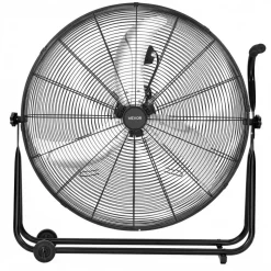 VEVOR Industrial Shop Fan, 30 Inch Floor Drum Fan, High Velocity 12000 CFM, Heavy Duty Aluminum Blades, 3 Speeds, 360 Degree Tilt, Ideal for Commercial, Garage, Warehouse, Basement, Workshop, Black