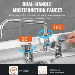 VEVOR Industrial Sink Faucet, 44