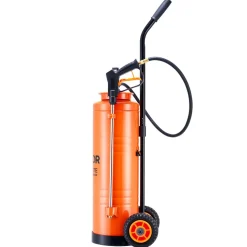 VEVOR Industrial Sprayer, 4.5 Gallons Large Capacity, Stainless Steel Concrete Sprayer with Ergonomic Handle & Removable Cart, 48