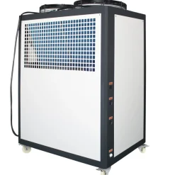 VEVOR Industrial Water Chiller, 6HP 16 Gal Air-Cooled Industrial Water Chiller, 15,100 Kcal/h Cooling Capacity with Finned Condenser Micro-Computer Control 60L Water Tank, for Cooling Water