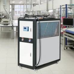 VEVOR Industrial Water Chiller, 6HP 16 Gal Air-Cooled Industrial Water Chiller, 15,100 Kcal/h Cooling Capacity with Finned Condenser Micro-Computer Control 60L Water Tank, for Cooling Water