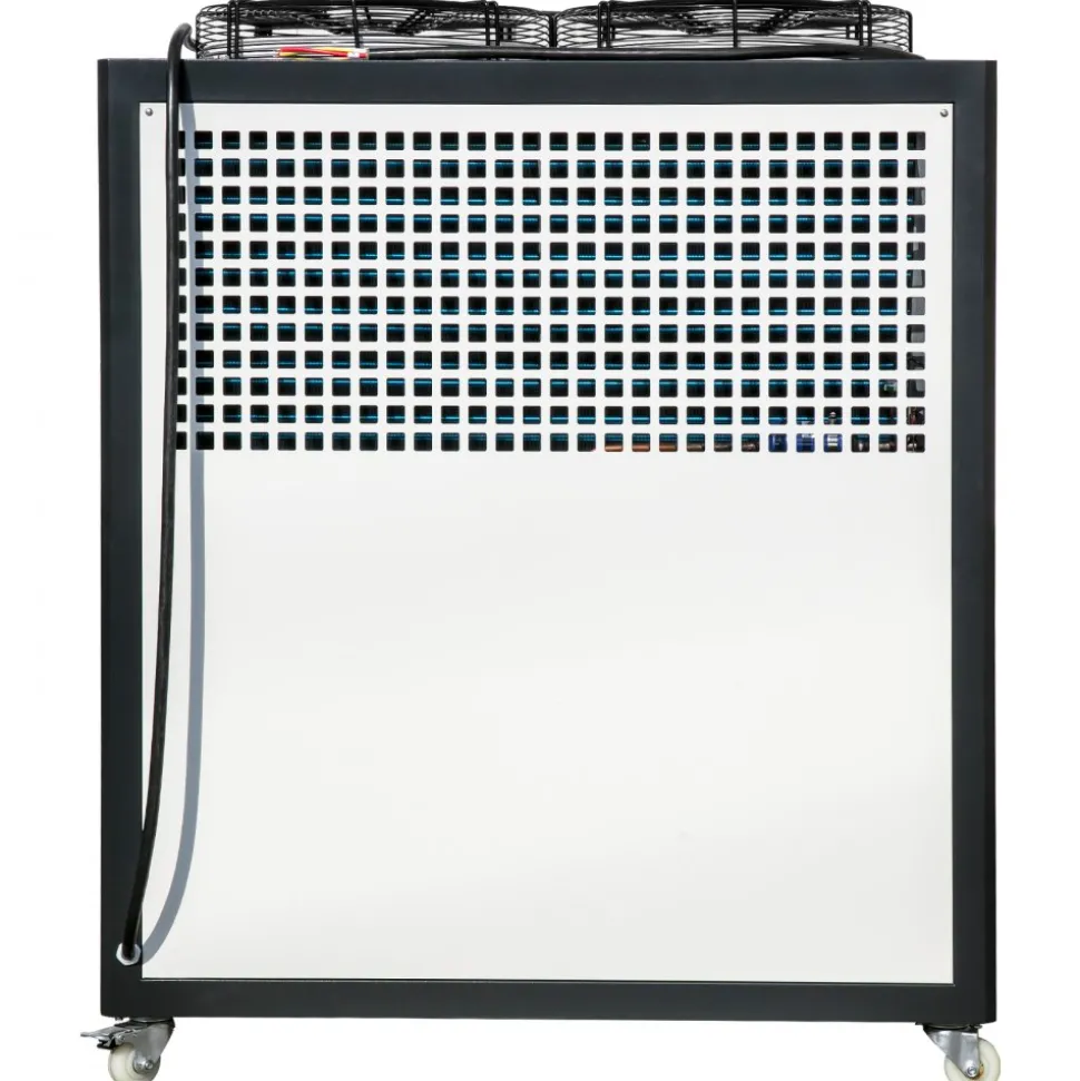 VEVOR Industrial Water Chiller, 6HP 16 Gal Air-Cooled Industrial Water Chiller, 15,100 Kcal/h Cooling Capacity with Finned Condenser Micro-Computer Control 60L Water Tank, for Cooling Water