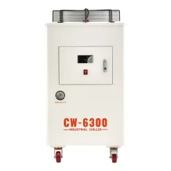 VEVOR Industrial Water Chiller, 27,300 BTU/h, Industrial Water Cooler Cooling System with Compressor, 10.6  Gal Tank Capacity, 18.5 GPM Max Flow Rate, for CO2 Laser Tube Engraving & Cutting Machine
