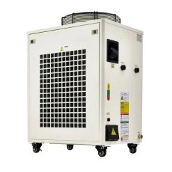 VEVOR Industrial Water Chiller, 17,060 BTU/h, Industrial Water Cooler Cooling System with Compressor, 3.96  Gal Tank Capacity, 18.5 GPM Max Flow Rate, for CO2 Laser Tube Engraving & Cutting Machine