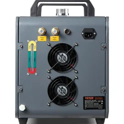 VEVOR Industrial Water Chiller, KH-6000, 200W Industrial Water Cooler Cooling System with Compressor 12 L Water Tank Capacity 7.8 L/min Max Flow Rate, for CO2 Laser Engraving Machine Cooling Machine