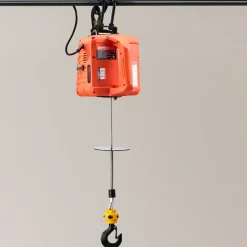 VEVOR 3-in-1 Electric Hoist Winch, 1100 lbs Capacity, 1500W Portable Electric Power Winch, 25 ft Lifting Height, 16.4 ft/min with Manual, Wired & Wireless Remote Control for Factory, Warehouss, Garage