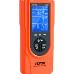 VEVOR 3-in-1 EMF Meter, 5Hz - 3.5GHz, Handheld Rechargeable Electromagnetic Field Radiation Detector, Digital LCD EMF Tester for EF MF RF Home Inspections Outdoor Ghost Hunting Paranormal Equipment