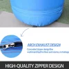VEVOR Inflatable Arch, 15ft Hexagon Inflatable Arch, with Blower Inflatable Archway for Race Outdoor Advertising Commerce, Blue