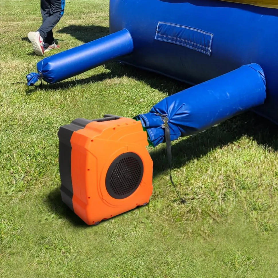 VEVOR Inflatable Blower, 1100W, 1.5 & 1.7 HP Bounce House Blower, Pump Commercial Air Blower for Inflatables, 3100 RPM Bouncy Castle Electric Fan for Bounce House, Waterslides, Tested to UL Standards