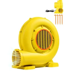 VEVOR Inflatable Blower, 380W&450W, 0.5 & 0.6 HP Bounce House Blower, Pump Commercial Air Blower for Inflatables, Bouncy Castle Electric Air Blower Fan Perfect for Bounce House, Waterslides, Yellow