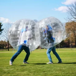 VEVOR Inflatable Bumper Ball 1-Pack, 4FT/1.2M Body Sumo Zorb Balls for Teen & Adult, 0.8mm Thick PVC Human Hamster Bubble Balls for Outdoor Team Gaming Play, Bumper Bopper Toys for Garden, Yard, Park