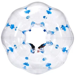 VEVOR Inflatable Bumper Ball 1-Pack, 4FT/1.2M Body Sumo Zorb Balls for Teen & Adult, 0.8mm Thick PVC Human Hamster Bubble Balls for Outdoor Team Gaming Play, Bumper Bopper Toys for Garden, Yard, Park