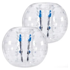 VEVOR Inflatable Bumper Balls 2-Pack, 4FT/1.2M Body Sumo Zorb Balls for Teen & Adult, 0.8mm Thick PVC Human Hamster Bubble Balls for Outdoor Team Gaming Play, Bumper Bopper Toys for Garden, Yard, Park
