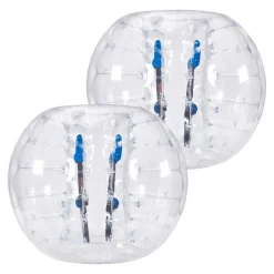VEVOR Inflatable Bumper Balls 2-Pack, 4FT/1.2M Body Sumo Zorb Balls for Teen & Adult, 0.8mm Thick PVC Human Hamster Bubble Balls for Outdoor Team Gaming Play, Bumper Bopper Toys for Garden, Yard, Park