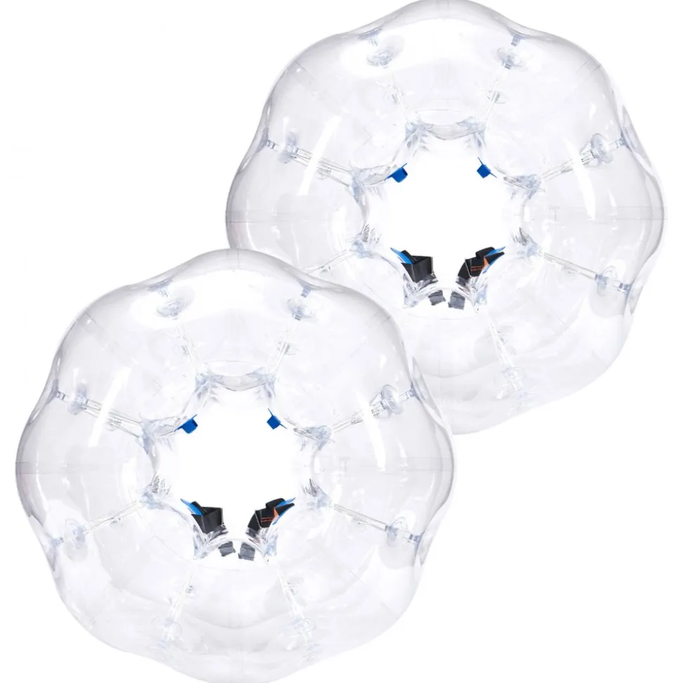 VEVOR Inflatable Bumper Balls 2-Pack, 4FT/1.2M Body Sumo Zorb Balls for Teen & Adult, 0.8mm Thick PVC Human Hamster Bubble Balls for Outdoor Team Gaming Play, Bumper Bopper Toys for Garden, Yard, Park