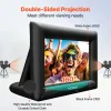 VEVOR Inflatable Movie Screen 24FT Inflatable Projector Screen for outside with 360W Air Blower Inflatable Screen Oxford Fabric Material Blow Up Screen for Outdoor Movie Supports Front/Rear Projection