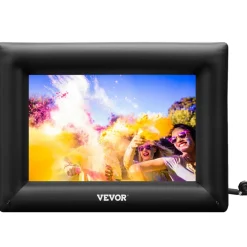 VEVOR Inflatable Movie Screen 24FT Inflatable Projector Screen for outside with 360W Air Blower Inflatable Screen Oxford Fabric Material Blow Up Screen for Outdoor Movie Supports Front/Rear Projection