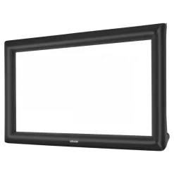 VEVOR Inflatable Movie Screen, 24 ft Outdoor Inflatable Projection Screen with Portable Storage Bag, Front/Rear Projection, Easy Set Up, Blow Up Screen for Outdoor Backyard Movie Night, Theme Parties
