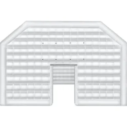 VEVOR Inflatable Nightclub, 26.2 x 19.7 x 13.1 Ft, Blow up Party Tent with 1100W Blower, Large Inflatable Night Club Tent for Adults, Easy Setup Inflatable House Air Cube for Wedding Birthday White
