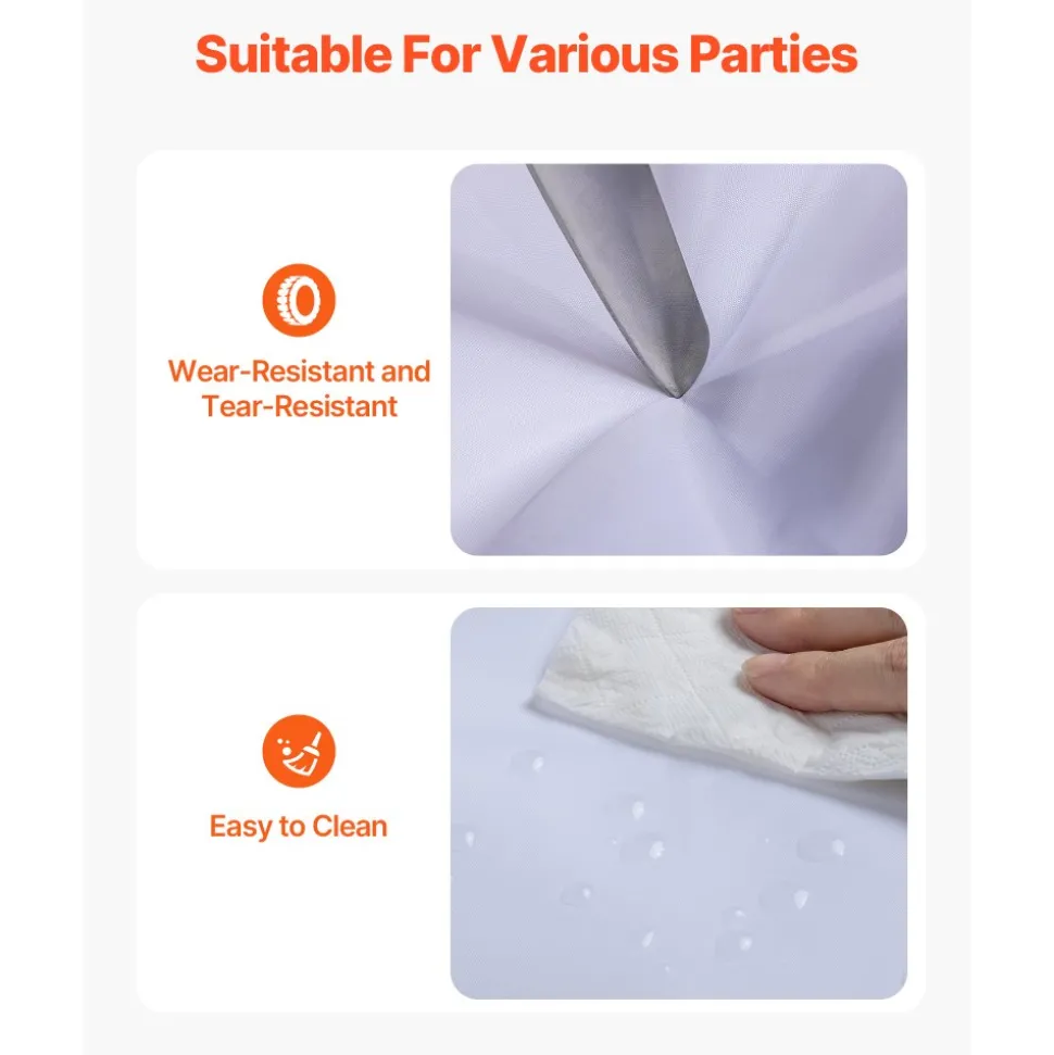 VEVOR Inflatable Nightclub, 26.2 x 19.7 x 13.1 ft Inflatable Party Tent with 1100W Blower & Sandbag, Blow up Night Club with 2 Windows, Air Cube House for Event Birthday Wedding Party, White