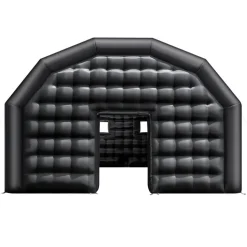 VEVOR Inflatable Nightclub, 29.5 x 19.7 x 13.1 ft Inflatable Party Tent with 1100W Blower & Sandbag, Ventilated Blow up Night Club with 2 Windows, Air Cube House for Event Birthday Wedding Party
